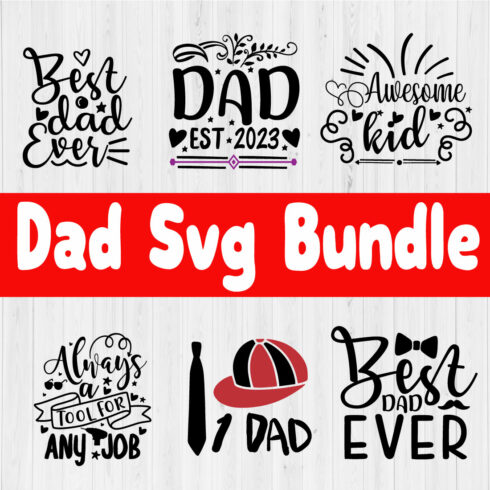 Dad Svg Bundle Vol1 cover image.