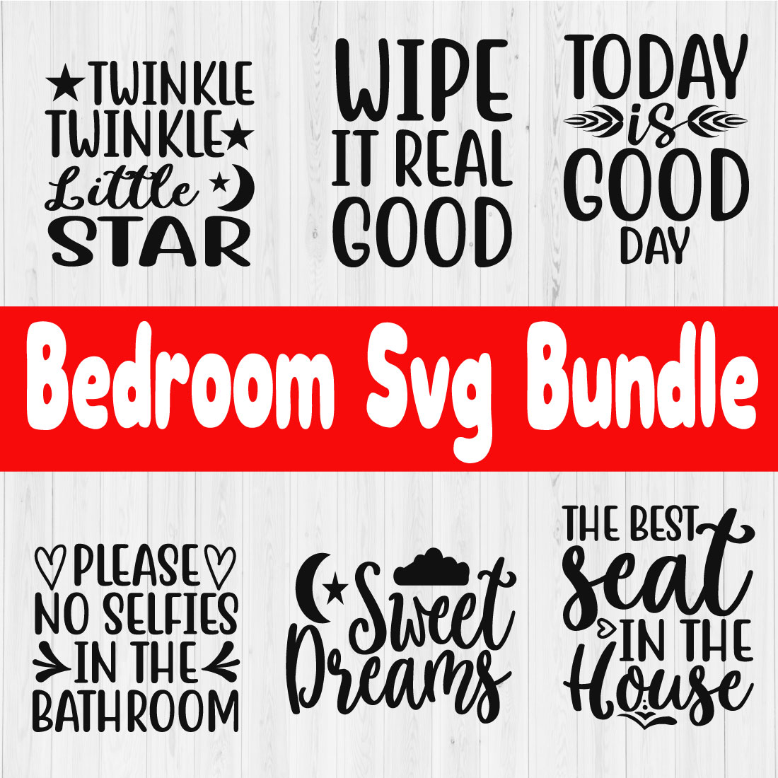 Bedroom Svg Bundle vol8 cover image.