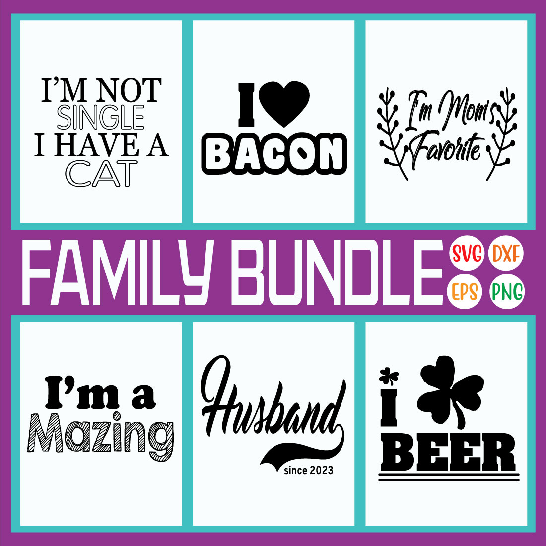 Best Family T-shirt Design Bundle Vol32 preview image.