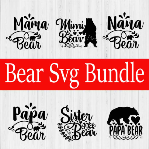 Bear Svg Design Bundle Vol2 cover image.