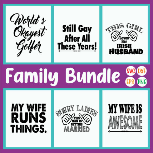 Family Custom Designs Bundle Vol22 cover image.