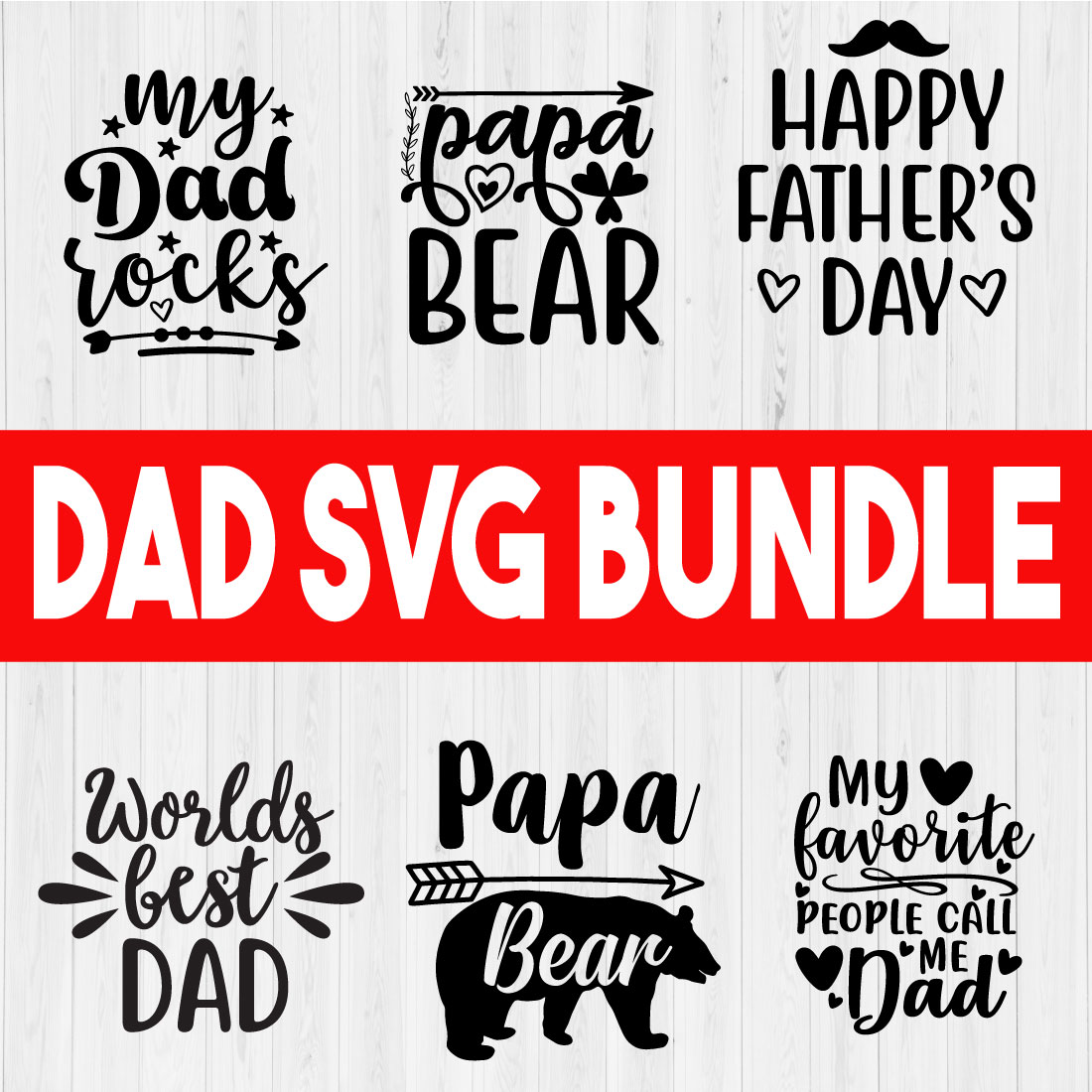 Dad Svg Bundle Vol8 cover image.