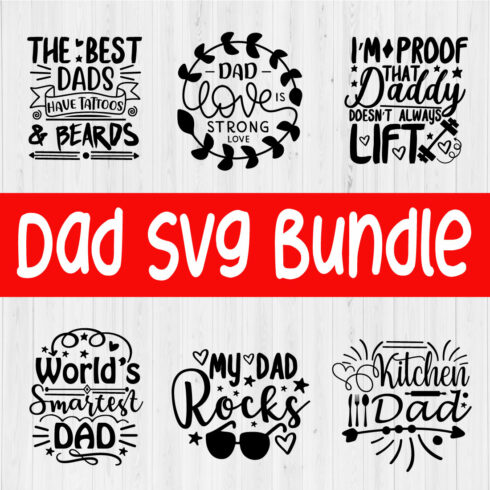 Dad Svg Bundle Vol5 cover image.