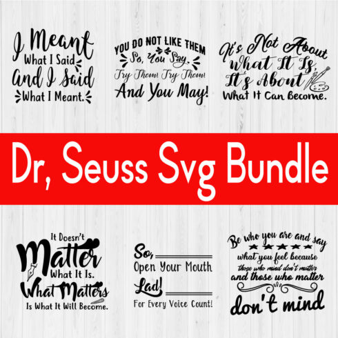 Dr Seuss Svg Bundle Vol4 cover image.