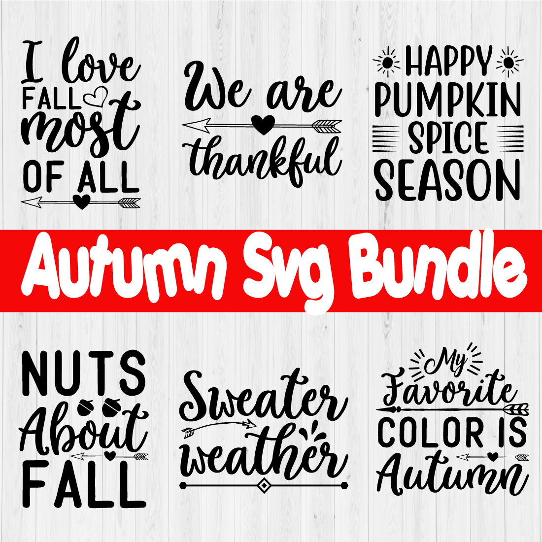 Autumn Svg Design Bundle Vol2 cover image.