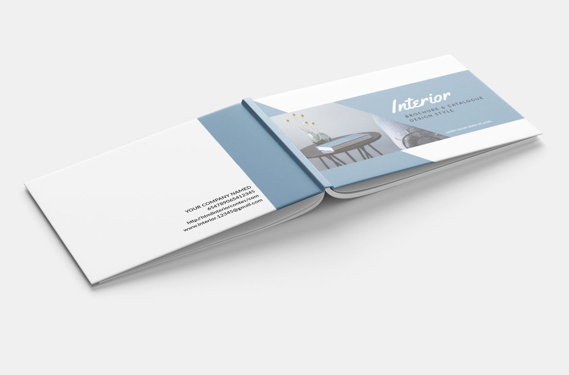 A5 INTEERIOR - Brochure Template preview image.
