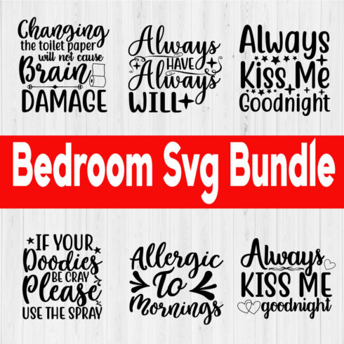 Bedroom Svg Bundle vol1 cover image.
