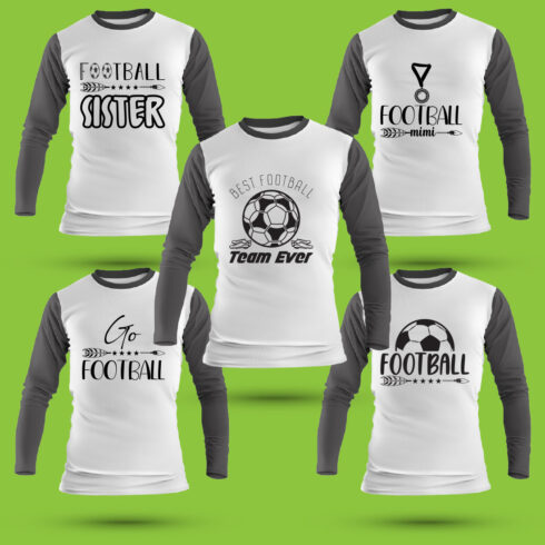 American Football Day T Shirt Designs Bundle voli-14 cover image.
