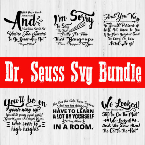 Dr, Seuss svg Bundle Vol11 cover image.