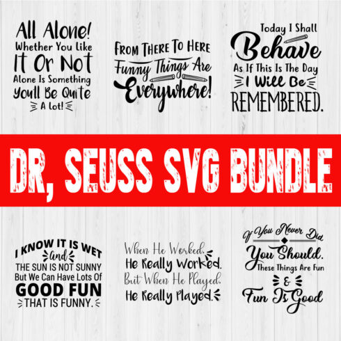 Dr Seuss Svg Bundle Vol7 cover image.