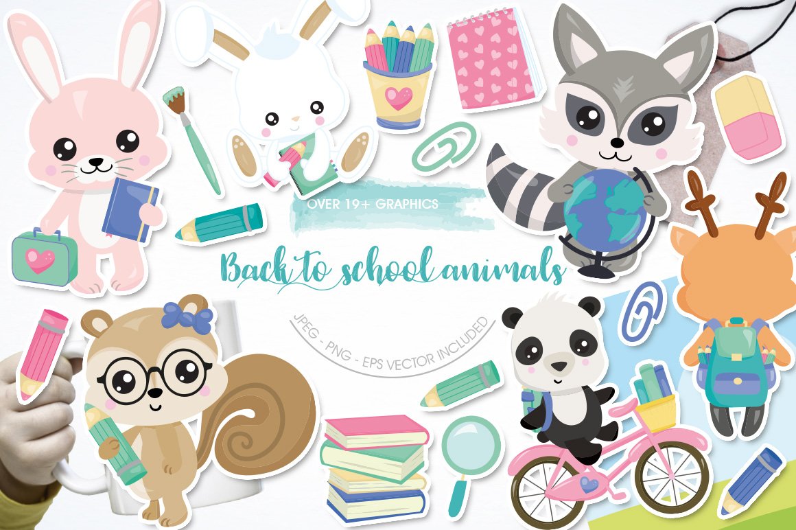 Back to School Animals cover image.