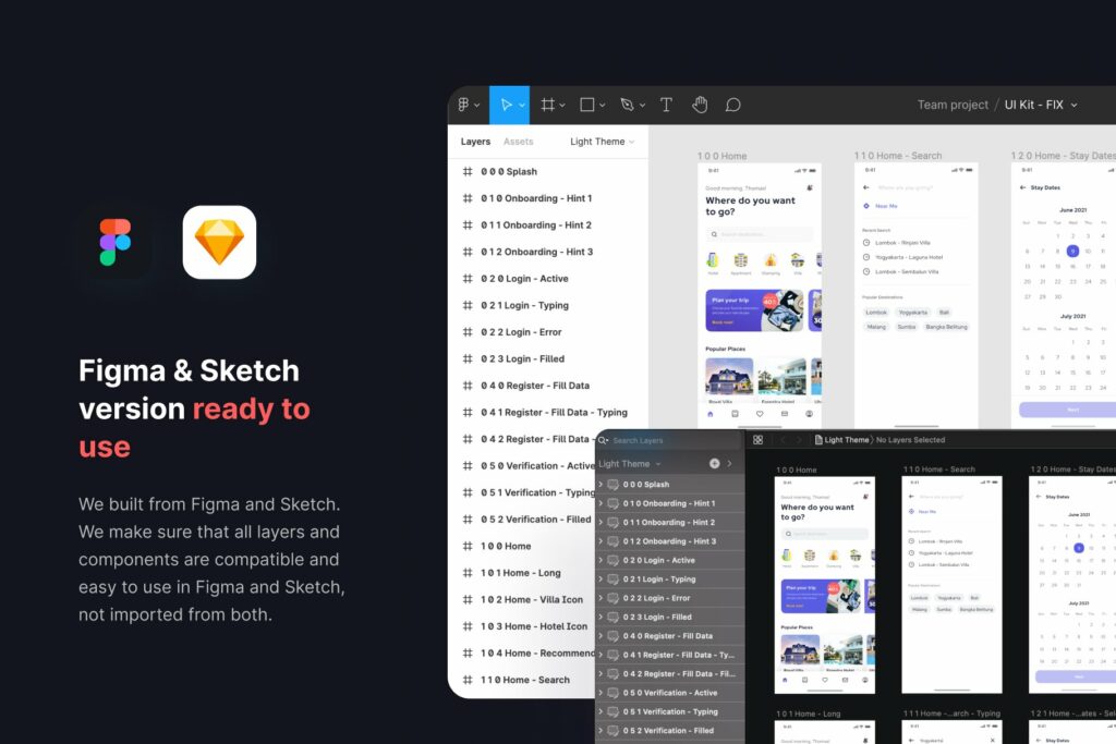 Broom Hotel Airbnb Booking UI Kit MasterBundles