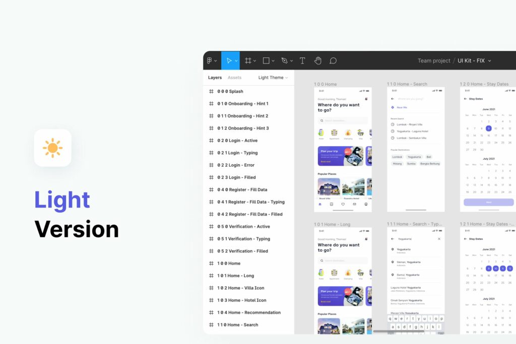 Broom Hotel Airbnb Booking UI Kit MasterBundles