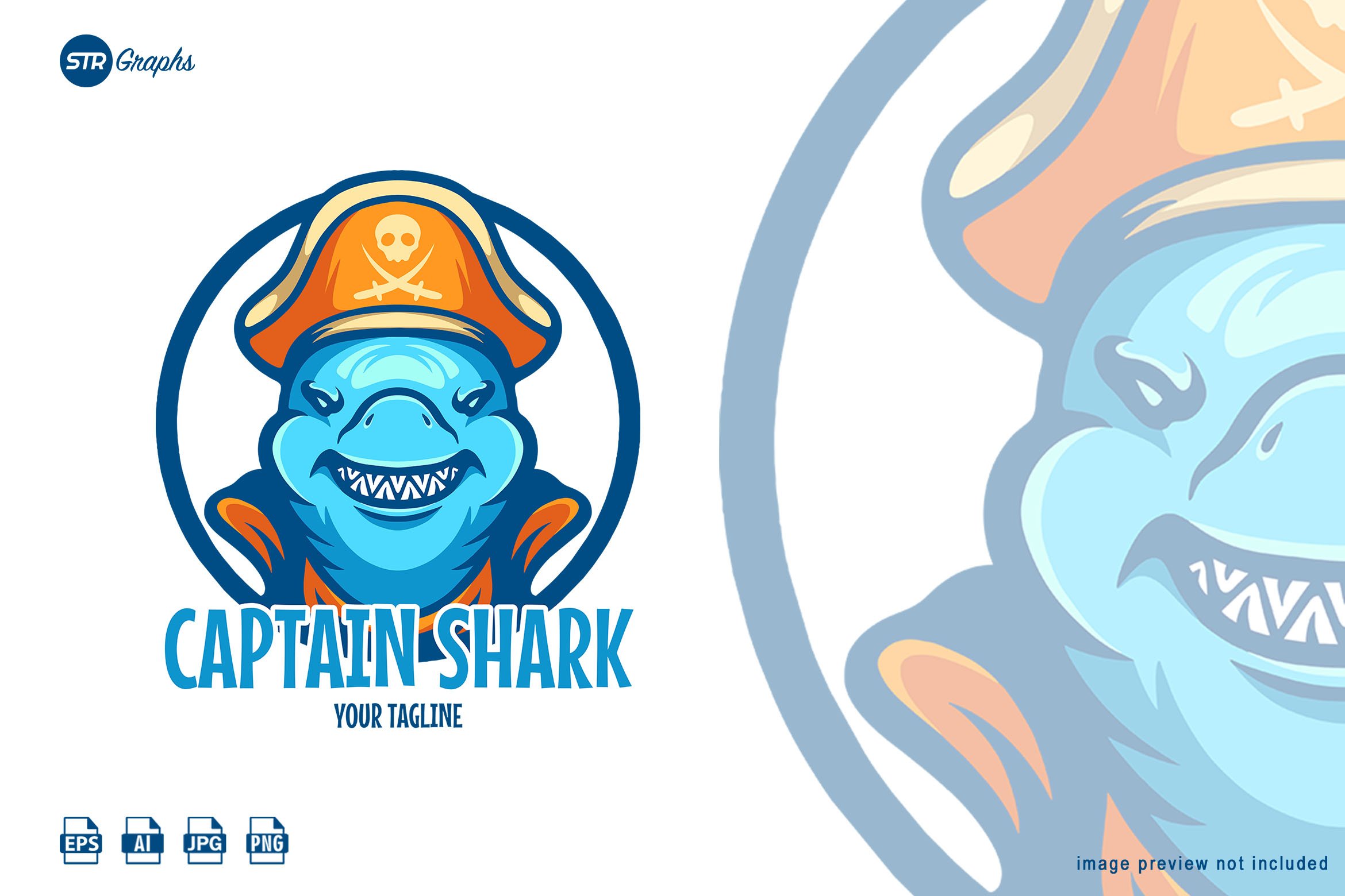 Captain Shark - Character Logo cover image.