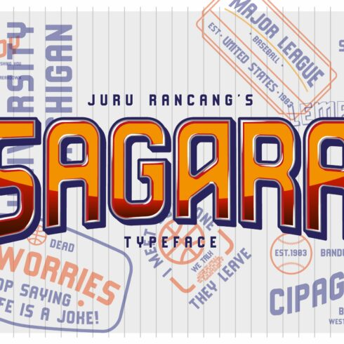 Sagara Typeface cover image.
