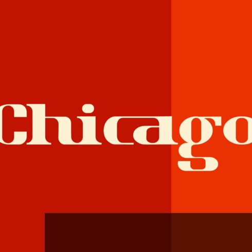 Chicago Retro Geometry Font cover image.