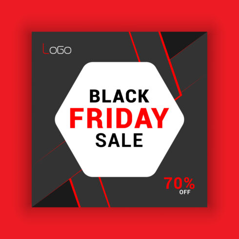 Black Friday Social Media Post Template Bundle cover image.