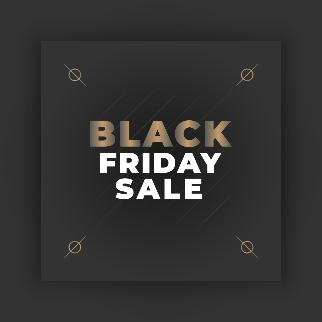 Black Friday Social Media Post Template Bundle cover image.