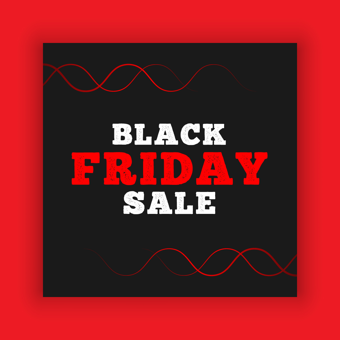 Black Friday Social Media Post Template Bundle cover image.