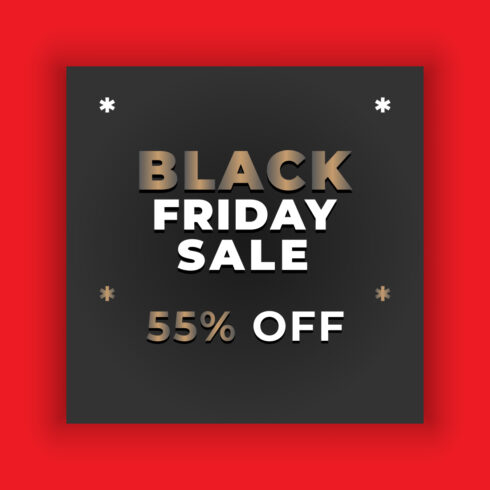 Black Friday Social Media Post Template Bundle cover image.