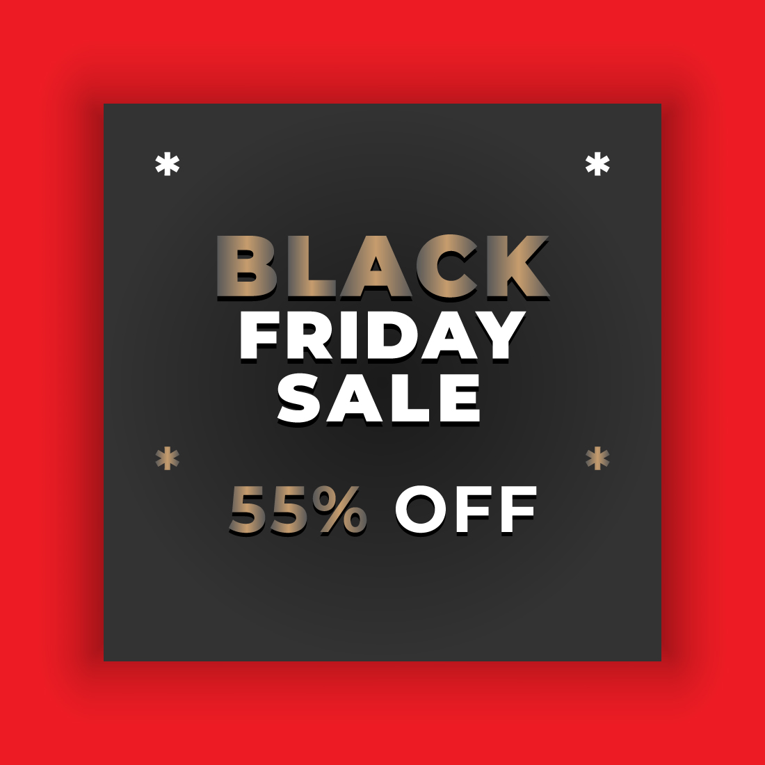 Black Friday Social Media Post Template Bundle cover image.