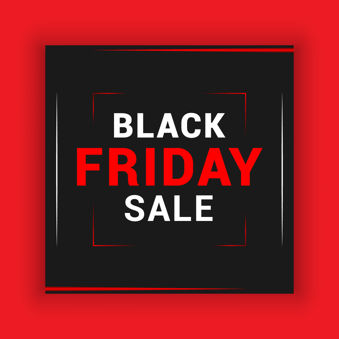 Black Friday Social Media Post Template Bundle cover image.