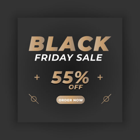 Black Friday Social Media Post Template Bundle cover image.