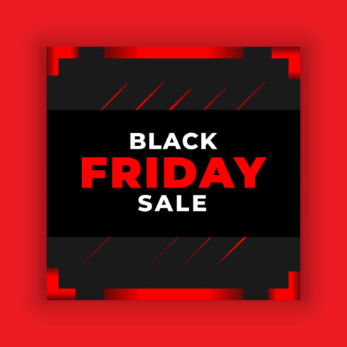 Black Friday Social Media Post Template Bundle cover image.