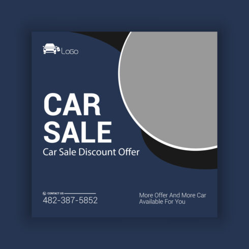 Car Sale Social Media Post Template Bundle cover image.