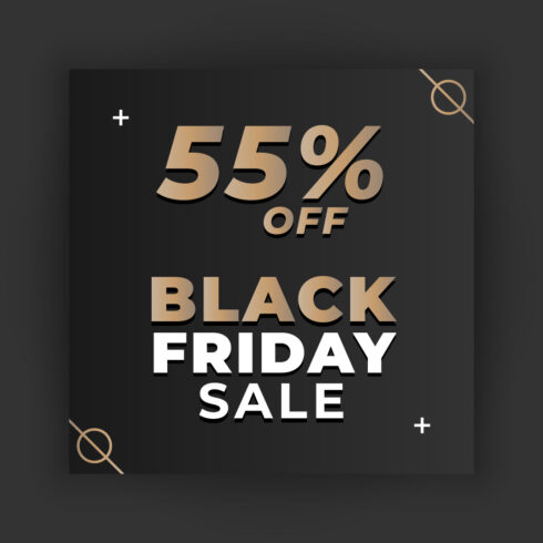 Black Friday Social Media Post Template Bundle cover image.