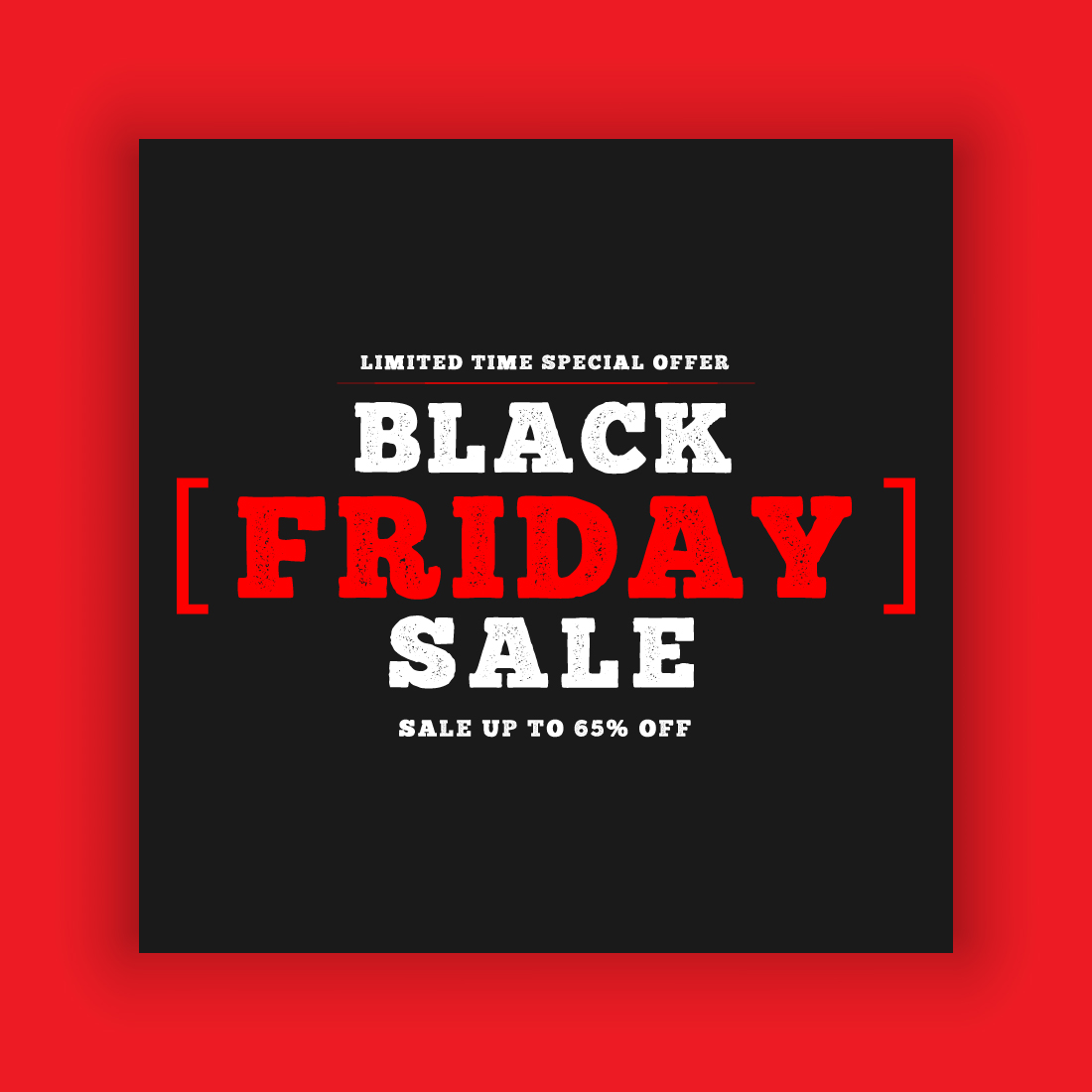 Black Friday Social Media Post Template Bundle cover image.