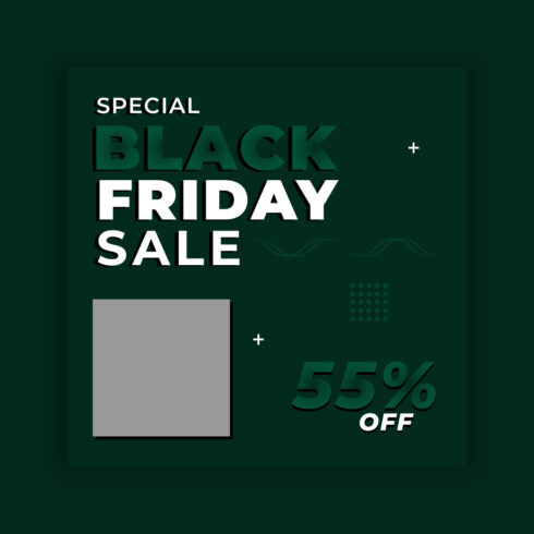 Black Friday Social Media Post Template Bundle cover image.