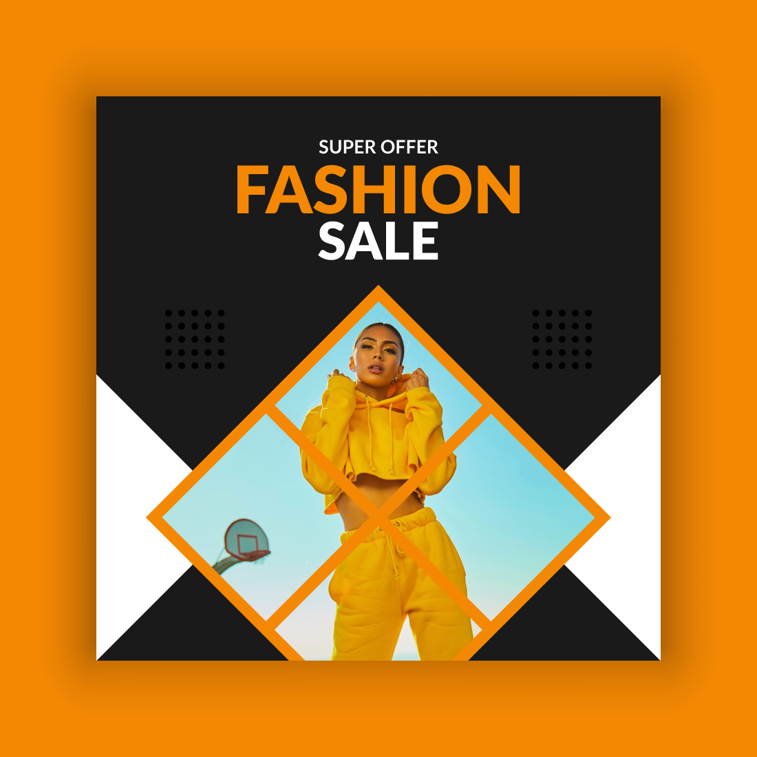 Fashion Sale Social Media Post Template Bundle preview image.