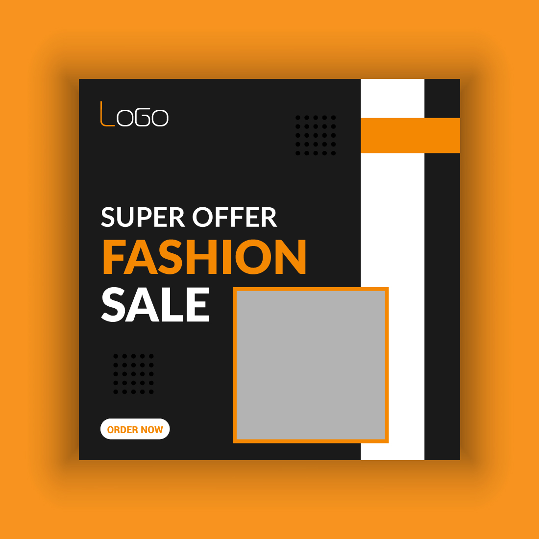 Fashion Sale Social Media Post Template Bundle preview image.