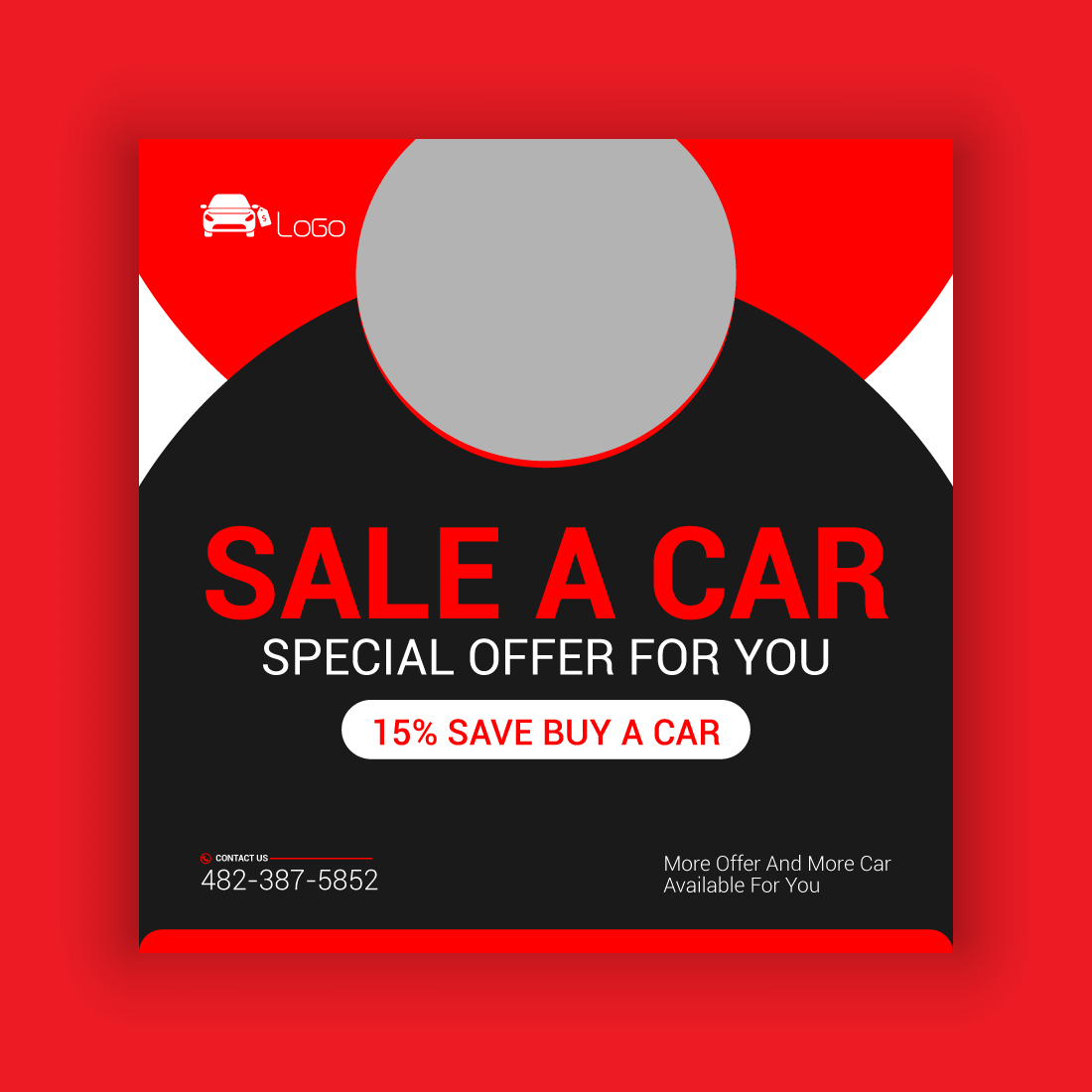 Car Sale Social Media Post Template Bundle preview image.