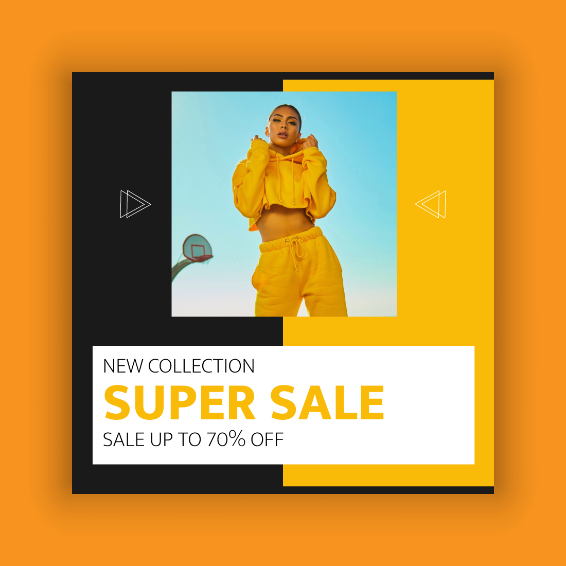 Fashion Sale Social Media Post Template Bundle preview image.