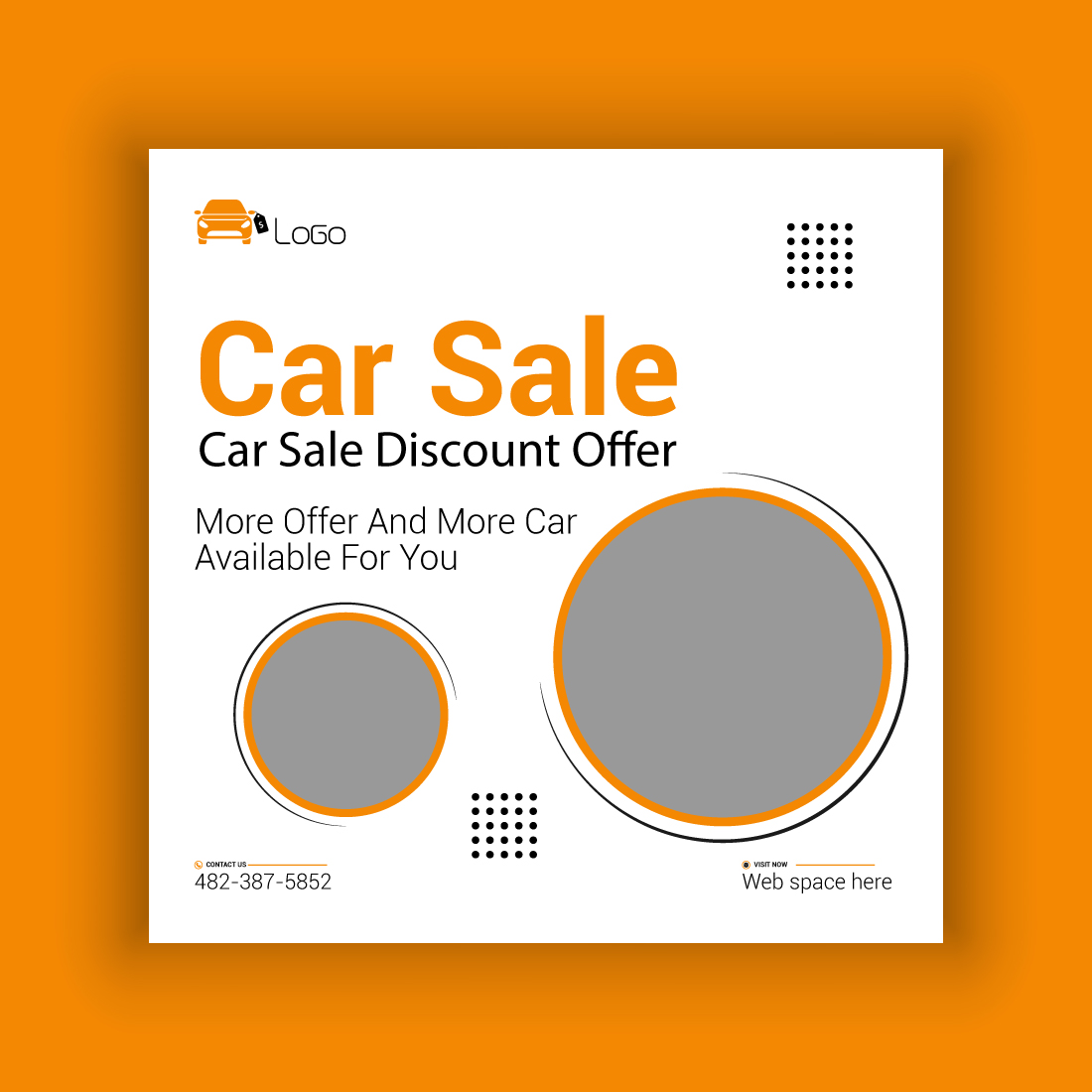 Car Sale Social Media Post Template Bundle preview image.