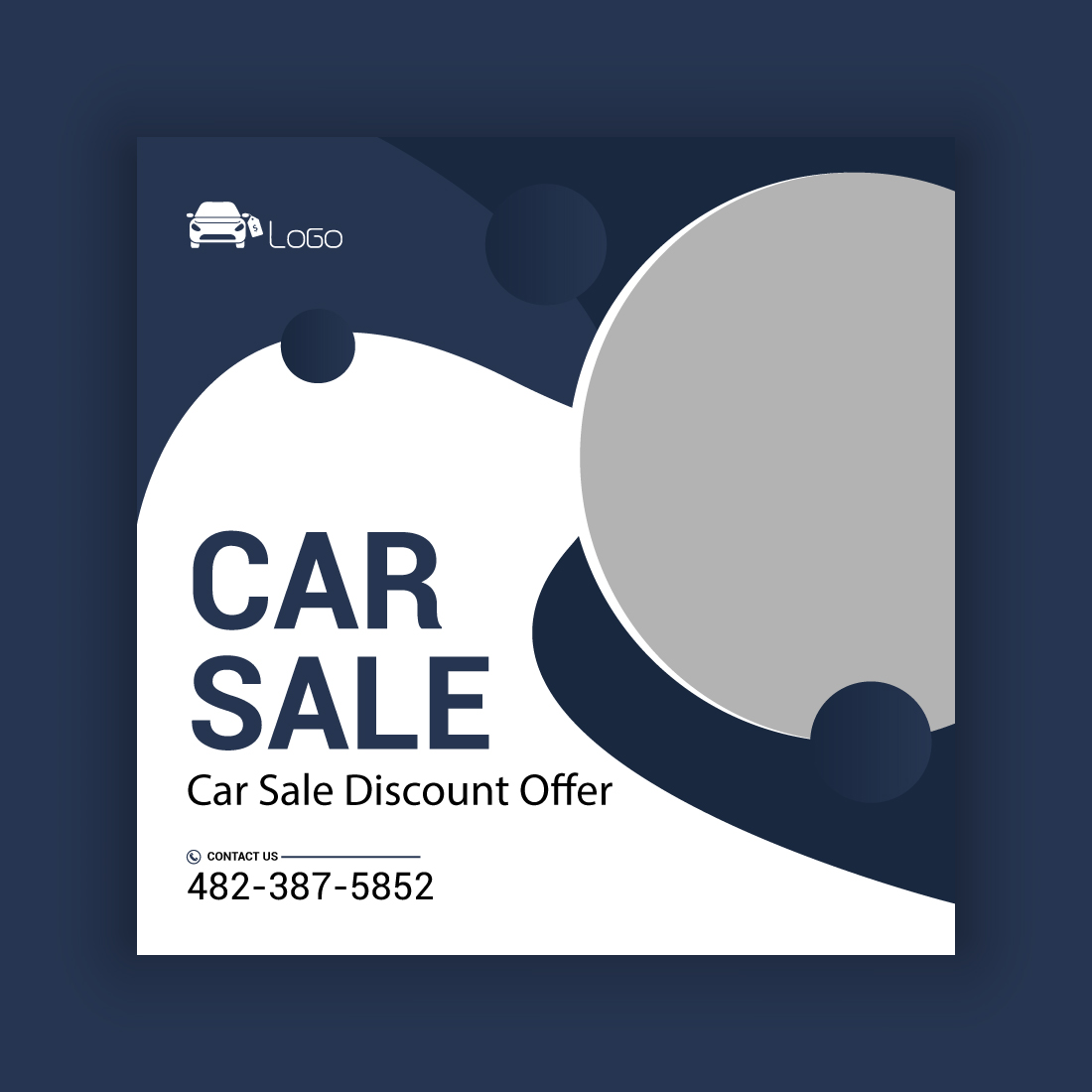 Car Sale Social Media Post Template Bundle preview image.