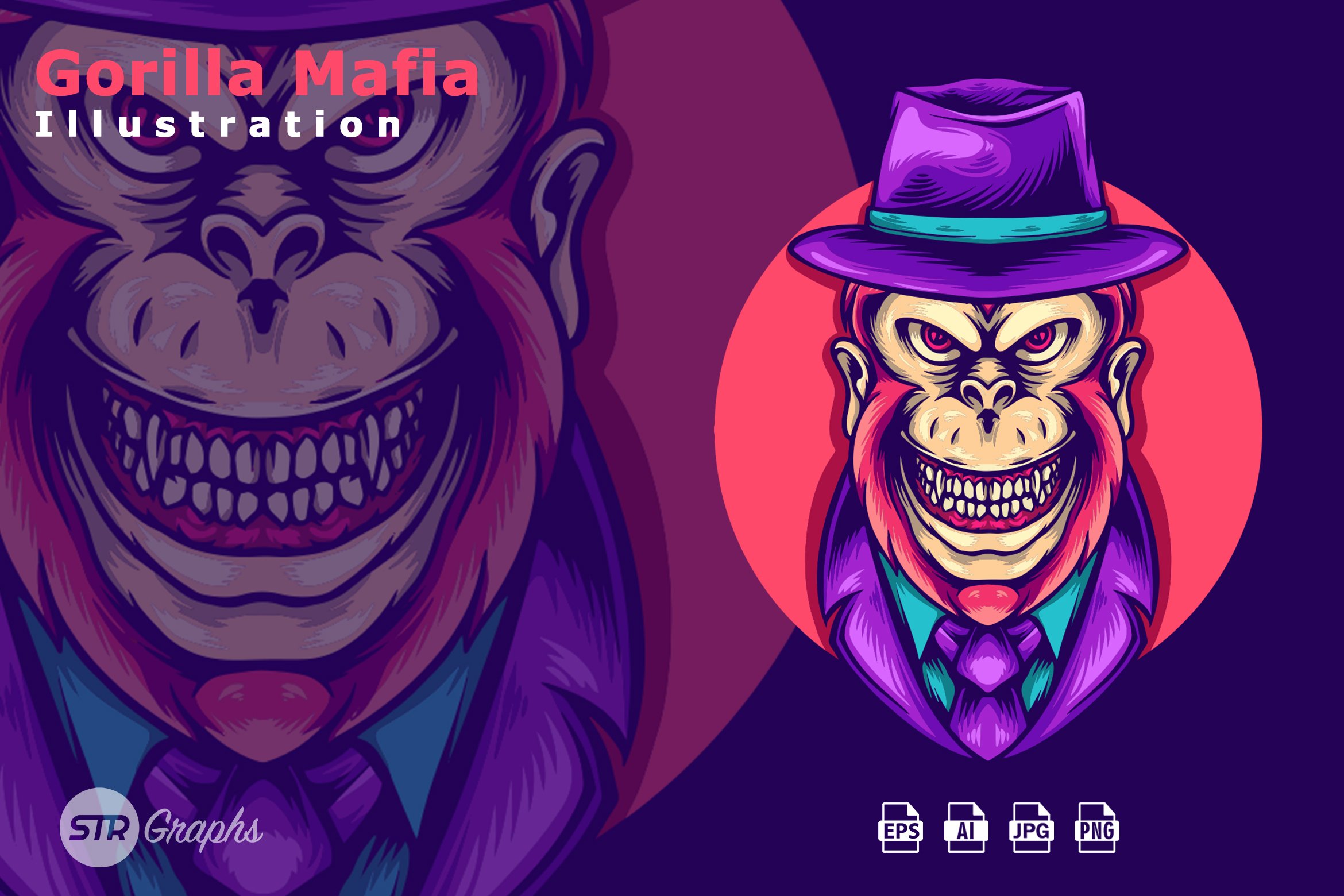 Gorilla Mafia Illustration cover image.