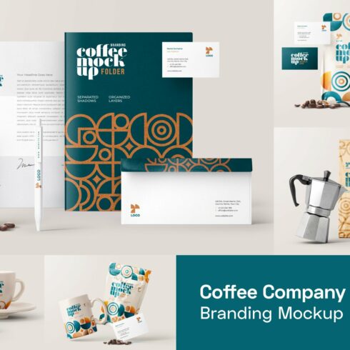 Coffee Branding Mockup Bundle cover image.