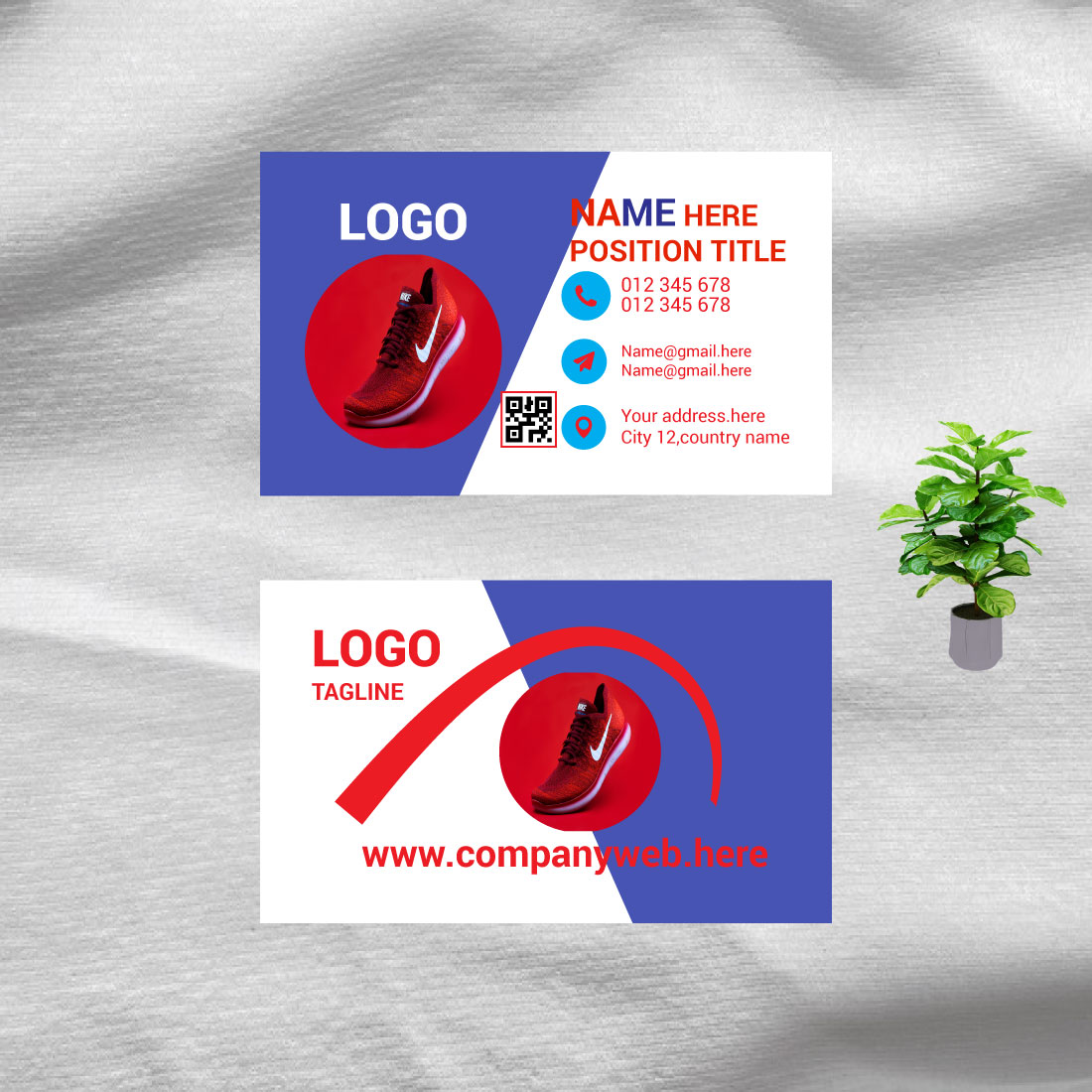 Modern and creative Business card design template  Professional Business Card Design  preview image.