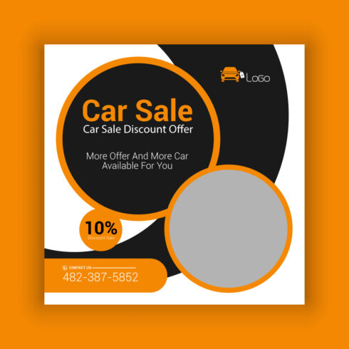 Car Sale Social Media Post Template Bundle cover image.