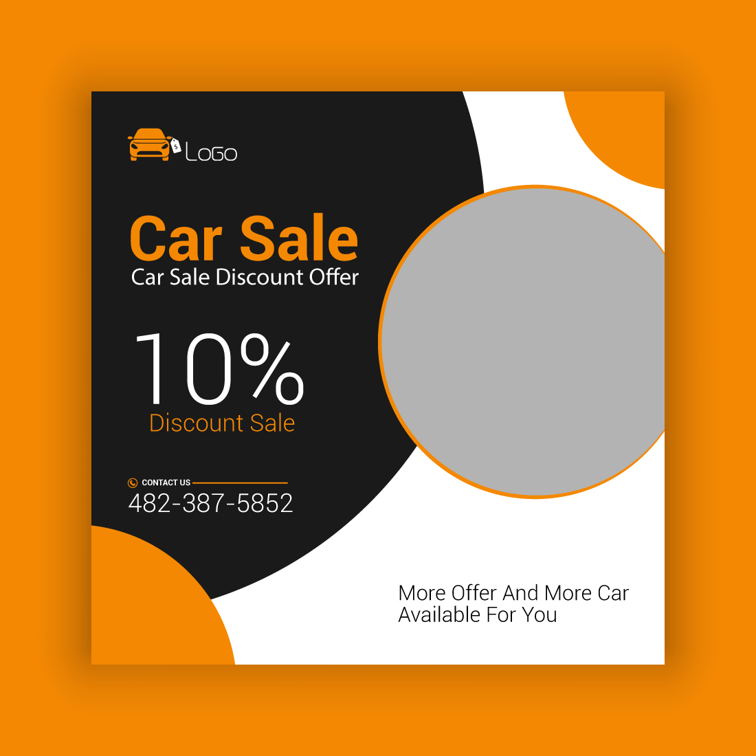 Car Sale Social Media Post Template Bundle preview image.