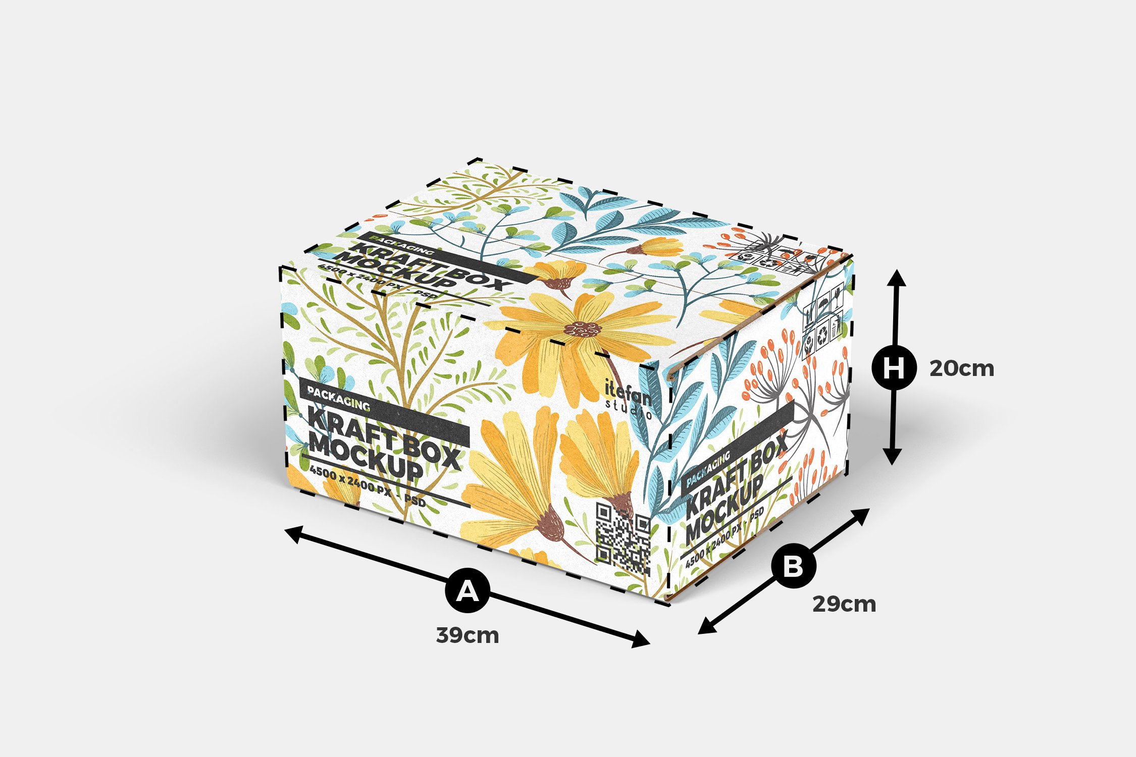 Kraft Box Mockup - Packaging Vol 1 preview image.