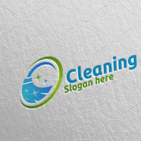 Cleaning Service Eco Friendly Logo 3 cover image.