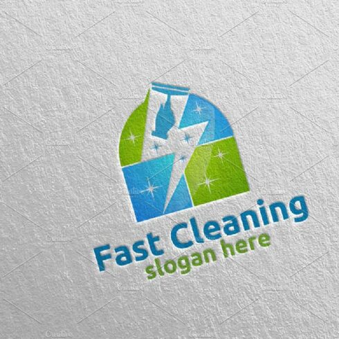 Fast Cleaning Service Logo cover image.