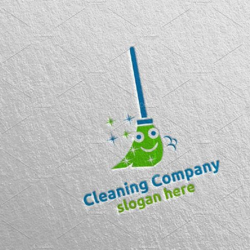 Cleaning Service Eco Friendly Logo cover image.