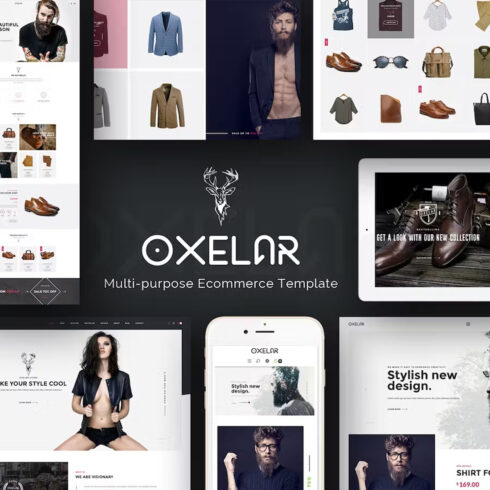 Oxelar - Multipurpose Responsive Magento Theme cover image.