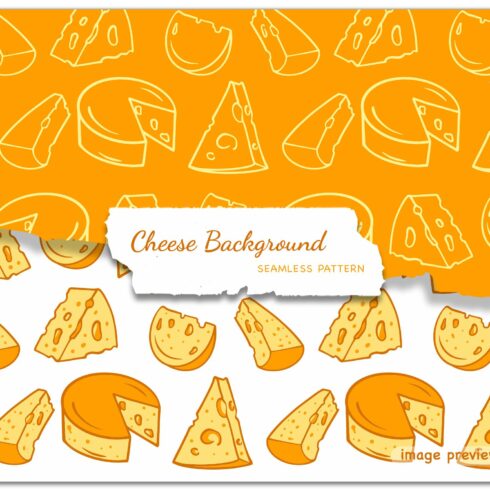 Cheese Background - Seamless Pattern cover image.