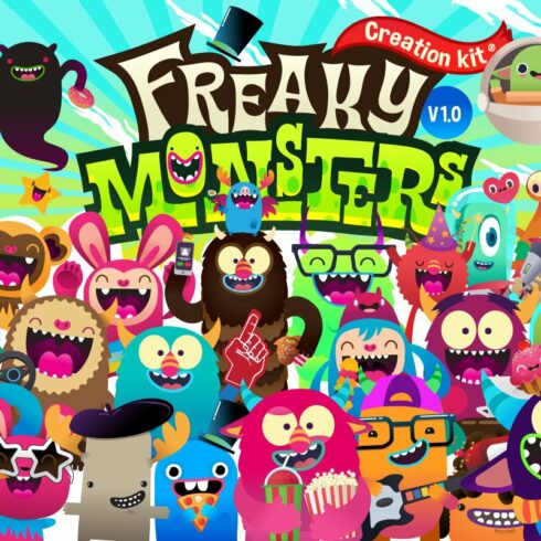 Freaky Monsters Bundle cover image.